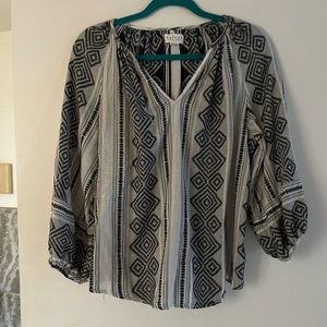 Super cute boho style Velvet brand top